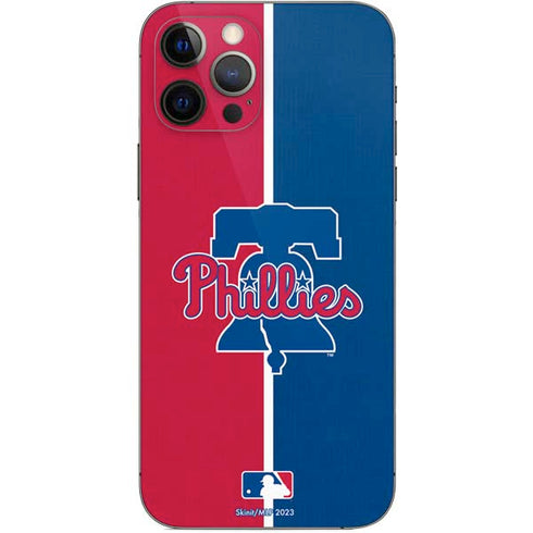 MLB Philadelphia Phillies Split iPhone 12 Pro Skin