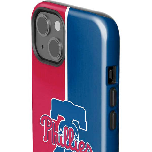 MLB Philadelphia Phillies Split iPhone 15 Plus Impact Case