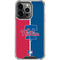 MLB Philadelphia Phillies Split iPhone 15 Pro Clear Case