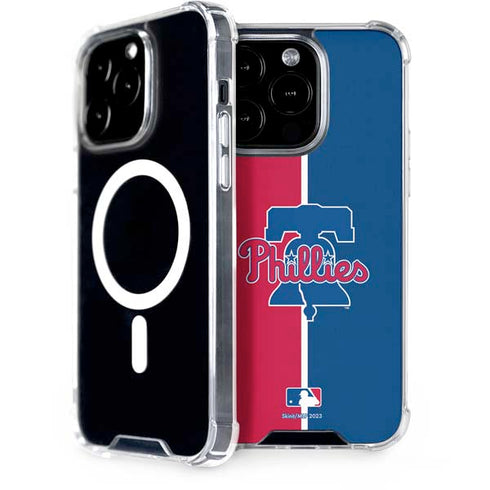 MLB Philadelphia Phillies Split iPhone 14 Pro MagSafe Case