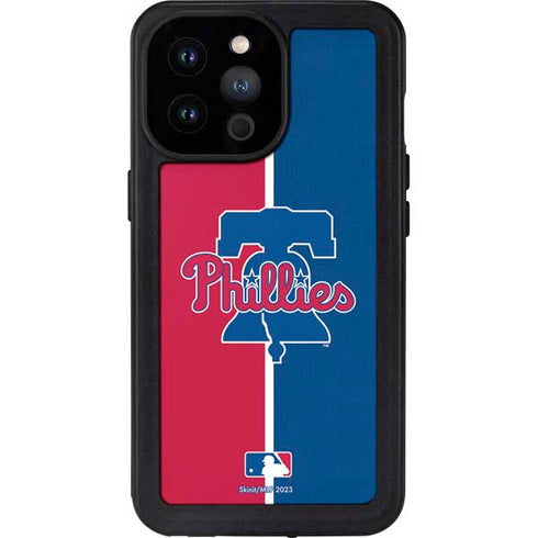 MLB Philadelphia Phillies Split iPhone 14 Pro Max Waterproof Case