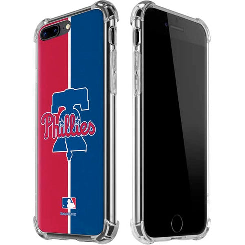 MLB Philadelphia Phillies Split iPhone 7/8 Plus Clear Case