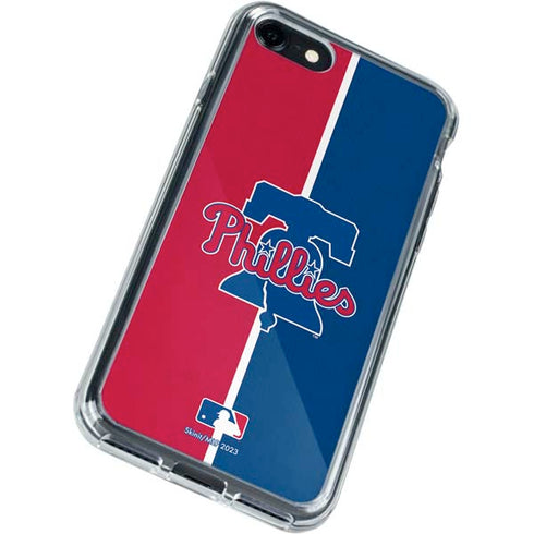 MLB Philadelphia Phillies Split iPhone SE (2nd & 3rd Gen) Clear Case