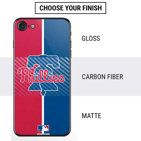 MLB Philadelphia Phillies Split iPhone SE (2nd & 3rd Gen) Skin