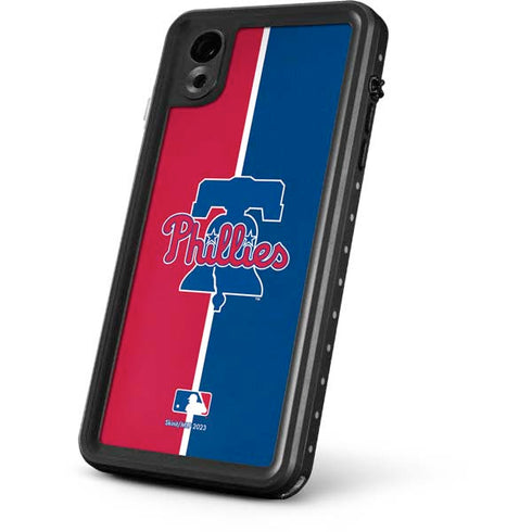 MLB Philadelphia Phillies Split iPhone XR Waterproof Case