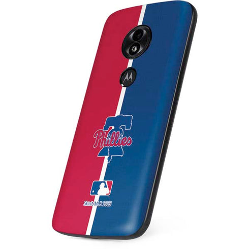 MLB Philadelphia Phillies Split Moto E5 Play Skin