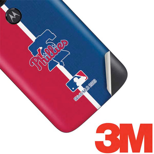 MLB Philadelphia Phillies Split Moto E5 Play Skin