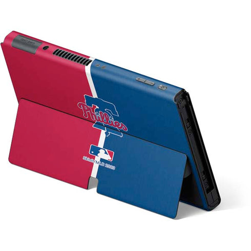 MLB Philadelphia Phillies Split Nintendo Switch OLED (2021) Skin