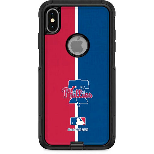 MLB Philadelphia Phillies Split Otterbox Commuter iPhone Skin
