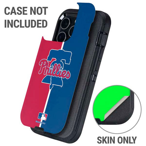 MLB Philadelphia Phillies Split Otterbox Defender iPhone Skin