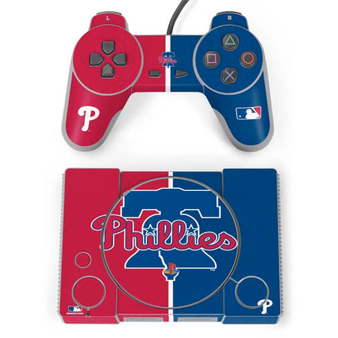 MLB Philadelphia Phillies Split PlayStation Classic Bundle Skin