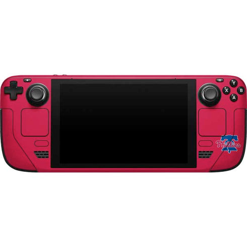 MLB Philadelphia Phillies Split Steam Deck Handheld Gaming Computer Skin
