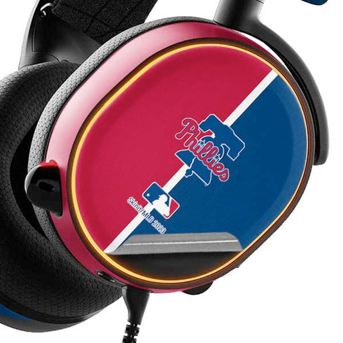 MLB Philadelphia Phillies Split SteelSeries Arctis 3 Skin
