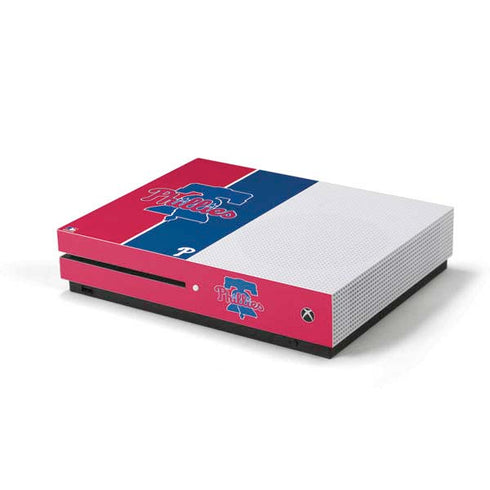 MLB Philadelphia Phillies Split Xbox One S Console Skin