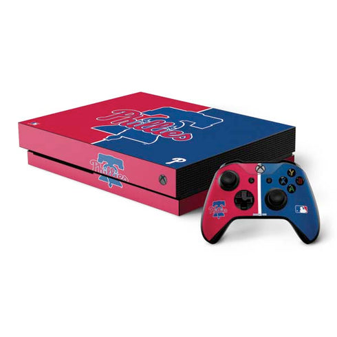 MLB Philadelphia Phillies Split Xbox One X Bundle Skin