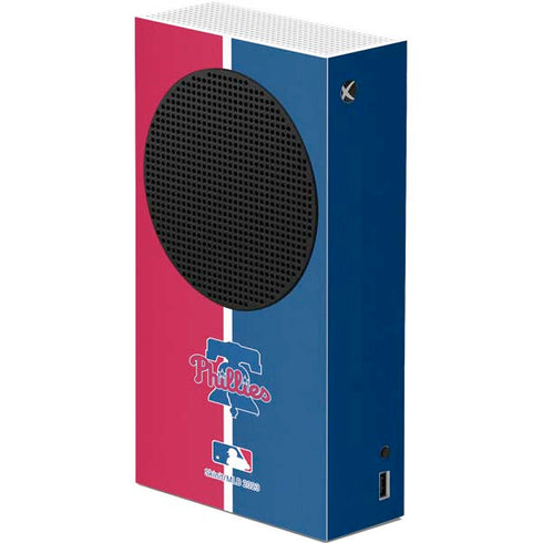 MLB Philadelphia Phillies Split Xbox Series S Console Skin
