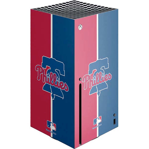 MLB Philadelphia Phillies Split Xbox Series X Console Skin