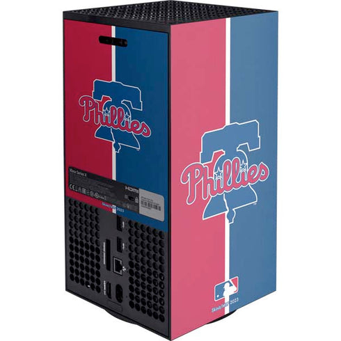 MLB Philadelphia Phillies Split Xbox Series X Console Skin