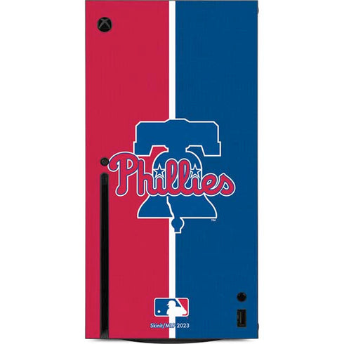 MLB Philadelphia Phillies Split Xbox Series X Console Skin