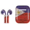 Philippines Flag Dark Wood Apple AirPods 2 Skin