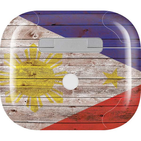 Philippines Flag Dark Wood Apple AirPods (3rd Gen 2021) Skin