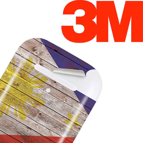 Philippines Flag Dark Wood Apple AirPods Skin