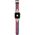 Philippines Flag Dark Wood Apple Watch Band 42-44mm