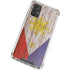 Philippines Flag Dark Wood Galaxy A32 5G Clear Case