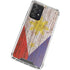 Philippines Flag Dark Wood Galaxy A52 5G Clear Case