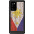 Philippines Flag Dark Wood Galaxy Note20 5G Waterproof Case