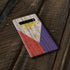 Philippines Flag Dark Wood Galaxy S10 Skin