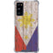 Philippines Flag Dark Wood Galaxy S20 FE Clear Case