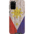 Philippines Flag Dark Wood Galaxy S20 Plus Pro Case