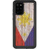 Philippines Flag Dark Wood Galaxy S20 Plus Waterproof Case