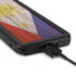 Philippines Flag Dark Wood Galaxy S20 Plus Waterproof Case