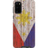 Philippines Flag Dark Wood Galaxy S20 Pro Case
