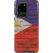 Philippines Flag Dark Wood Galaxy S20 Ultra 5G Pro Case