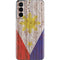 Philippines Flag Dark Wood Galaxy S21 5G Skin