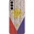 Philippines Flag Dark Wood Galaxy S21 5G Skin