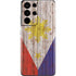 Philippines Flag Dark Wood Galaxy S21 Ultra 5G Skin