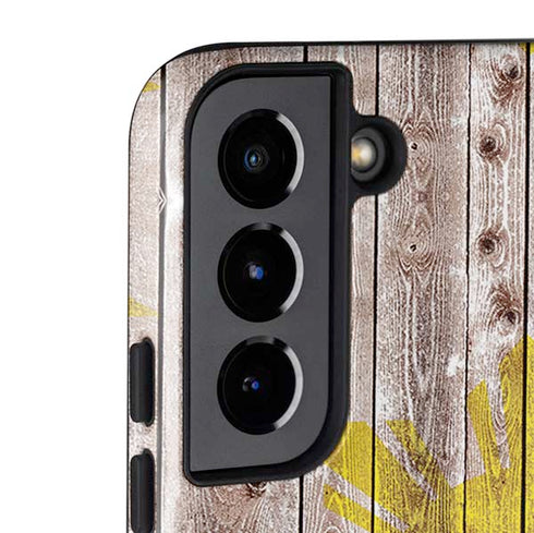 Philippines Flag Dark Wood Galaxy S22 Pro Case