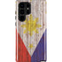 Philippines Flag Dark Wood Galaxy S22 Ultra Pro Case