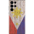 Philippines Flag Dark Wood Galaxy S22 Ultra Skin