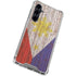 Philippines Flag Dark Wood Galaxy S23 FE Clear Case