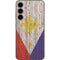 Philippines Flag Dark Wood Galaxy S23 FE Skin
