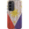 Philippines Flag Dark Wood Galaxy S23 Pro Case