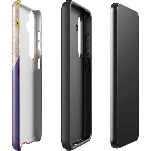 Philippines Flag Dark Wood Galaxy S24 Impact Case