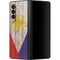 Philippines Flag Dark Wood Galaxy Z Fold3 5G Skin