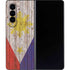 Philippines Flag Dark Wood Galaxy Z Fold4 5G Skin