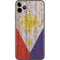 Philippines Flag Dark Wood iPhone 11 Pro Max Skin